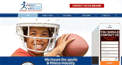 Desktop Screenshot of nsmsportsinsurance.com